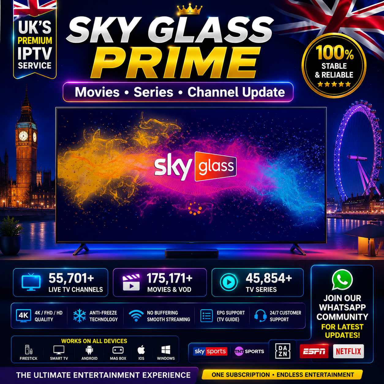 SKY GLASS IPTV: A Complete Guide to IPTV Trials, Darkside IPTV, NixaTV and Z2U
