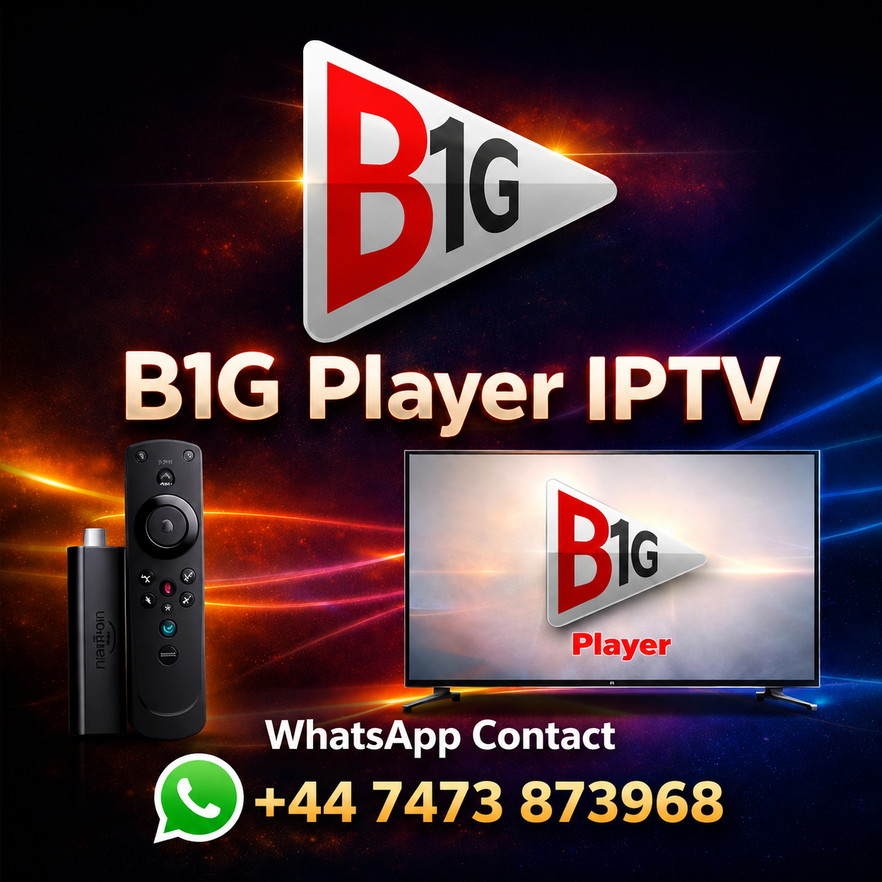 B1G IPTV UK – B1G Player Subscription & Streaming Guide UK ?